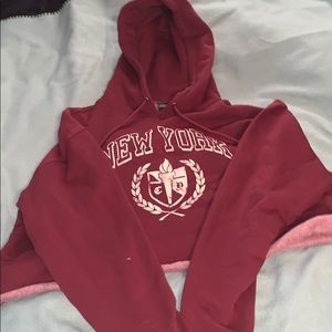 Cropped Graphic Sweatshirt